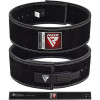 Пояс для тяжелой атлетики RDX 4 Pro Liver Buckle кожаный Black Plus M