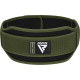 Пояс для важкої атлетики RDX RX5 Double Belt неопреновий Army Green M