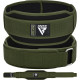 Пояс для важкої атлетики RDX RX5 Double Belt неопреновий Army Green M