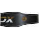 Пояс для важкої атлетики RDX 6 шкіряний Black Gold XL