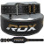 Пояс для важкої атлетики RDX 6 шкіряний Black Gold S