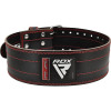 Пояс для пауэрлифтинга RDX кожаный RD1 Red L