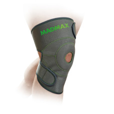 Наколінник MadMax MFA-295 Zahoprene Universal Knee Support Dark Grey/Green (1шт.)