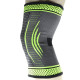 Компресійний наколінник MadMax MFA-284 3D Compressive knee support Dark grey/Neon green (1шт.) L