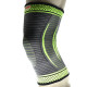 Компресійний наколінник MadMax MFA-284 3D Compressive knee support Dark grey/Neon green (1шт.) L