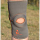 Наколінник MadMax MFA-297 Knee Support with Patella Stabilizer Dark Grey/Orange XL