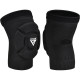 Наколінники спортивні RDX Hosiery Knee Foam K5 Black/White M (пара)