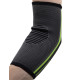 Компресійний налокітник MadMax MFA-283 3D Compressive elbow support Dark grey/Neon green (1шт.) M