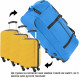 Сумка дорожня на колесах TravelZ Wheelbag 100 Liter Blue (603093)