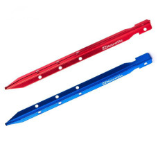 Колышки алюминиевые Naturehike NH15A009-I 25 см, красный (4 шт)