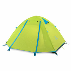 Палатка двухместная Naturehike P-Series NH18Z022-P, 210T/65D, светлая салатная