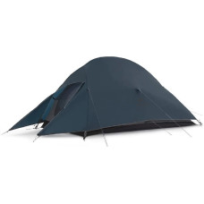 Палатка сверхлегкая двухместная с футпринтом Naturehike Cloud Up 2 Updated NH17T001-T, 20D, темно-синий