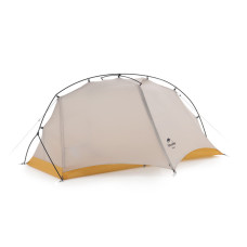Палатка сверхлегкая одноместная Naturehike NH21ZP003, серо-желтая