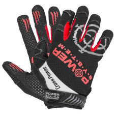 Перчатки для кроссфита с длинным пальцем Power System PS-2860 Cross Power Black/Red XL
