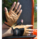 Перчатки для фитнеса MadMax MFG-444 Fitness Brown L