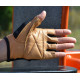 Перчатки для фитнеса MadMax MFG-444 Fitness Brown L