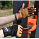 Рукавички для фітнесу MadMax MFG-269 Professional Brown XL