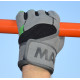 Перчатки для фитнеса MadMax MFG-860 Wild Grey/Green XXL