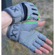 Перчатки для фитнеса MadMax MFG-860 Wild Grey/Green XXL