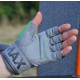 Перчатки для фитнеса MadMax MFG-860 Wild Grey/Green XXL