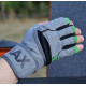 Перчатки для фитнеса MadMax MFG-860 Wild Grey/Green XXL