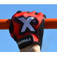 Рукавички для фітнесу MadMax MXG-101 X Gloves Black/Grey/Red XXL