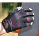 Рукавички для фітнесу MadMax MXG-103 X Gloves Black/Grey S