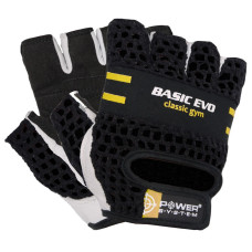 Перчатки для фитнеса Power System PS-2100 Basic EVO Black/Yellow Line XXL