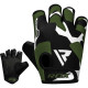 Рукавички для фітнесу RDX F6 Sumblimation Black/Green L