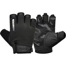 Перчатки для фитнеса RDX T2 Half Black XL