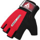 Перчатки для фитнеса RDX W1 HALF RED-M
