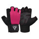 Перчатки для фитнеса RDX W1 HALF PINK PLUS-M