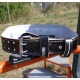 Пояс для важкої атлетики Power System PS-3100 Power шкіряний Black M