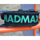 Пояс для важкої атлетики MadMax MFB-301 Suede Single Prong шкіряний Black/Green L