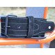 Пояс для важкої атлетики MadMax MFB-301 Suede Single Prong шкіряний Black/Green L