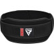 Пояс для важкої атлетики RDX RX5 Double Belt неопреновий Black M