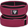 Пояс для тяжелой атлетики RDX RX5 Double Belt неопреновый Pink XS