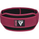 Пояс для важкої атлетики RDX RX5 Double Belt неопреновий Pink S