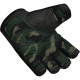 Перчатки для фитнеса RDX T2 Half Army Green PLUS-L