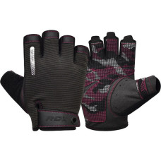 Перчатки для фитнеса RDX T2 Half Pink M