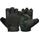 Перчатки для фитнеса RDX T2 Half Army Green PLUS-M