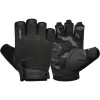 Рукавички для фітнесу RDX T2 Half Black PLUS-LX