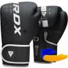 Боксерские перчатки RDX F6 Kara Matte White 16 унций (капа в комплекте)