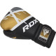 Боксерские перчатки RDX F7 Ego Black Golden 16 унций (капа в комплекте)