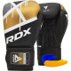 Боксерские перчатки RDX F7 Ego Black Golden 16 унций (капа в комплекте)