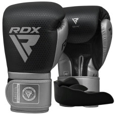 Боксерские перчатки RDX MARK PRO SPARRING TRI LIRA 2 SILVER-10 унций (капа в комплекте)