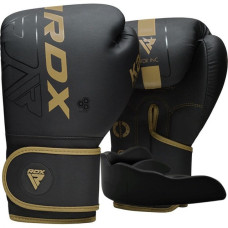 Боксерские перчатки RDX F6 Kara Matte Golden 6 унций (капа в комплекте)