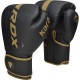 Боксерские перчатки RDX F6 Kara Matte Golden 6 унций (капа в комплекте)