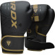 Боксерские перчатки RDX F6 Kara Matte Golden 6 унций (капа в комплекте)