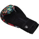 Боксерские перчатки RDX FL-3 FLORAL BLACK-8 унций (капа в комплекте)